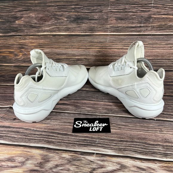 Adidas Tubular Runner Women's White Athletic Running Shoes - Picture 5 of 8